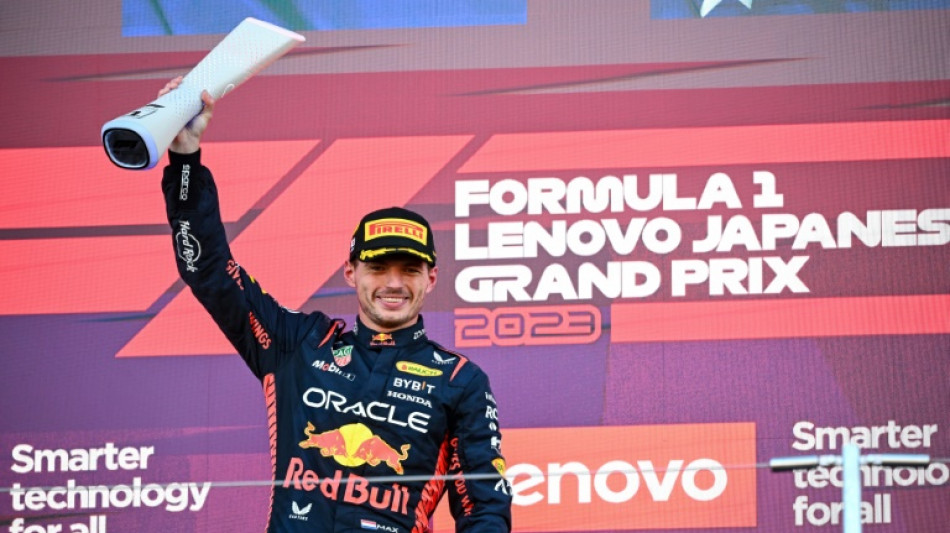 F1: Verstappen fonce vers un nouveau sacre après sa victoire au Japon, Red Bull titré