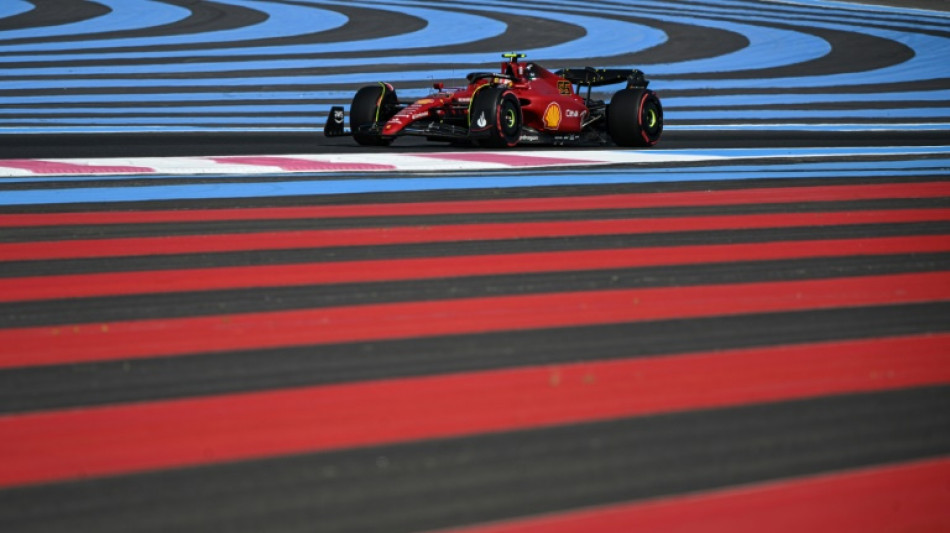 Sainz leads Leclerc in Ferrari one-two in French GP practice