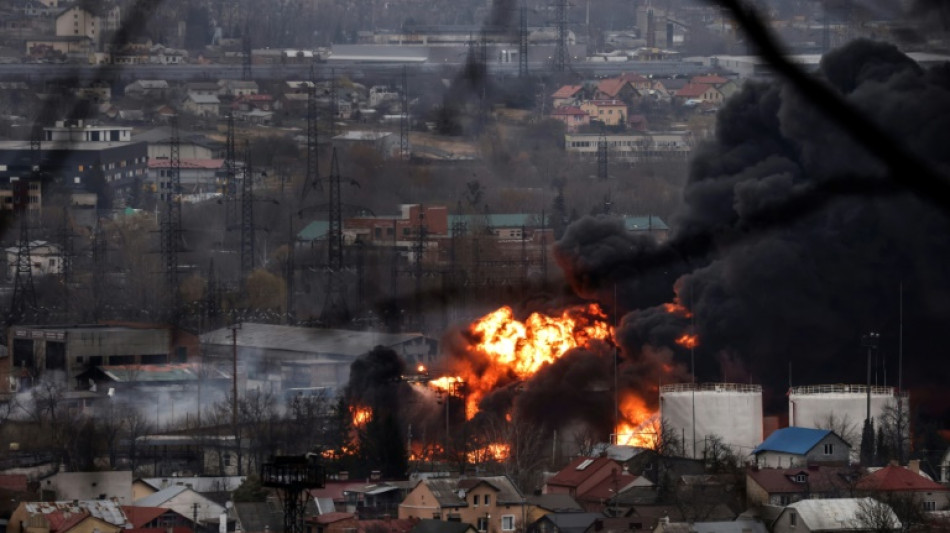 Five hurt in Russian strikes on Lviv in west Ukraine