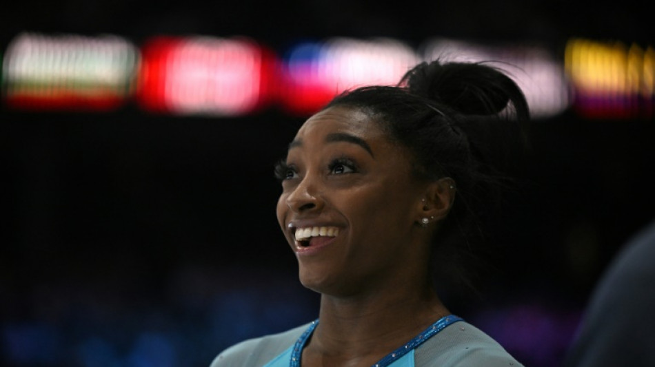 Mondiaux de gym: après deux ans d'arrêt, Simone Biles s'envole et illumine les qualifications
