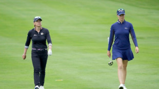 Sorenstam, Sagstrom share lead at LPGA team tournament