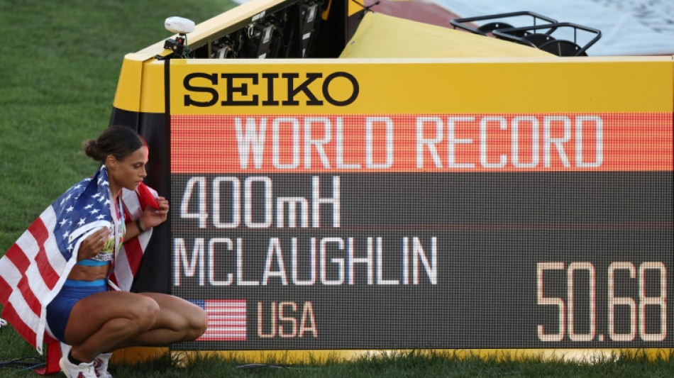 McLaughlin smashes world record to win world 400m hurdles