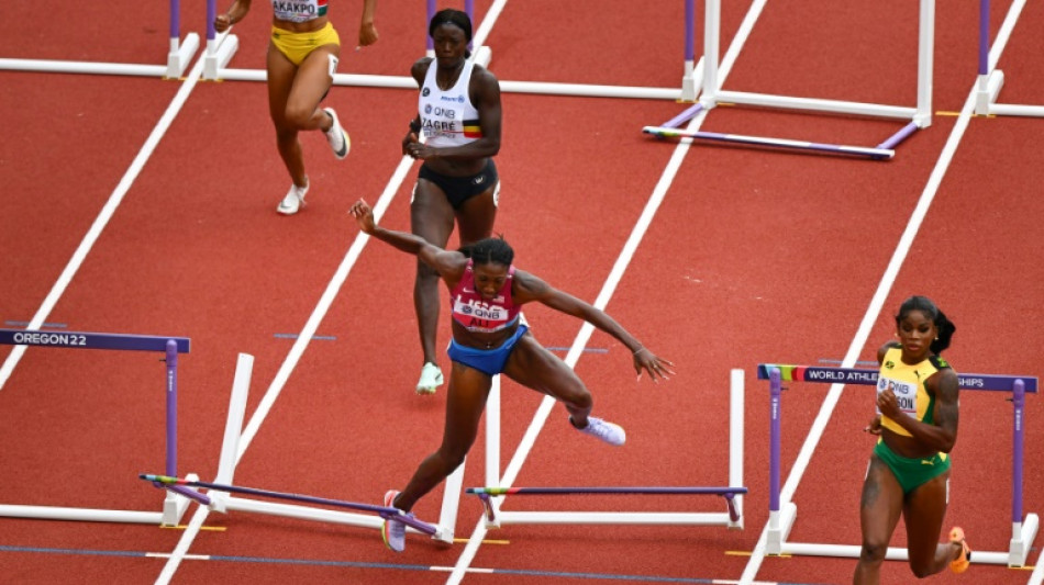 Defending champion Ali crashes out of world 100m hurdles