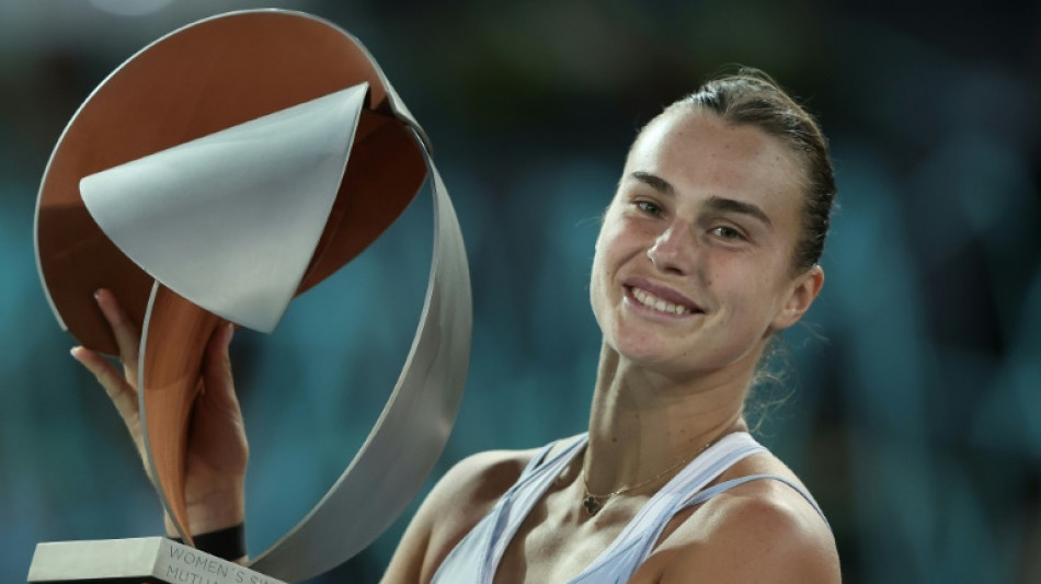 Tennis: à Madrid, Sabalenka s'invite sur le terrain de jeu de Swiatek