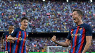 Lewandowski bags double as 'blessed' Barca down Valladolid