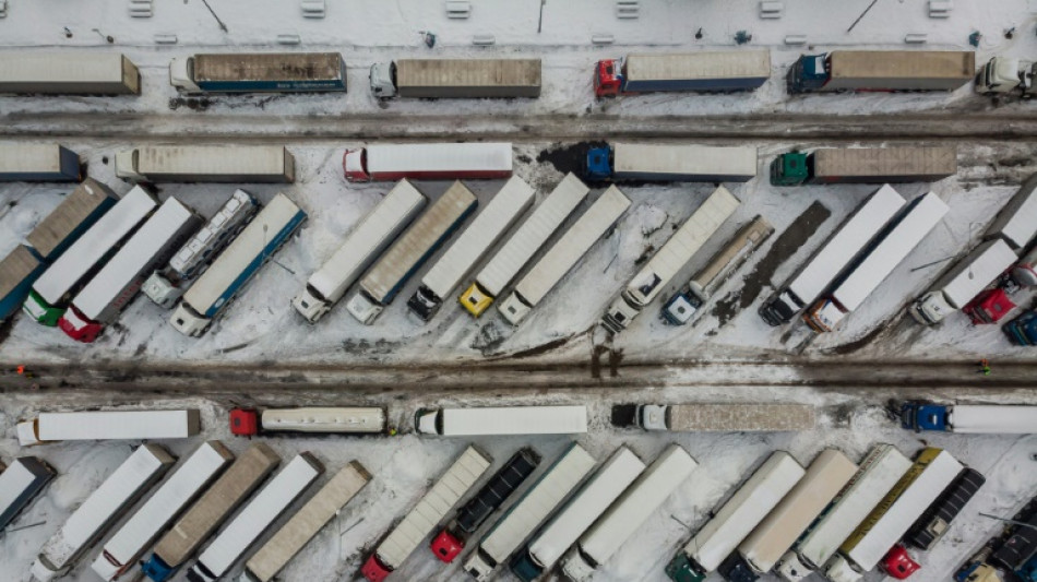 Ukraine bringt Lkw wegen Blockade mit dem Zug nach Polen