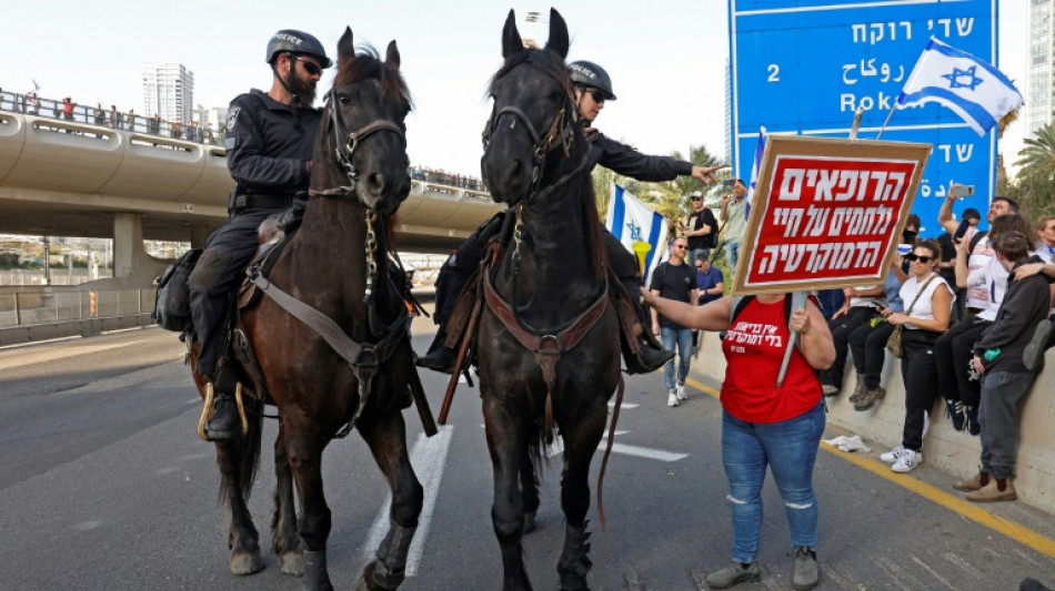 Violenta represión de una protesta contra la reforma judicial en Israel