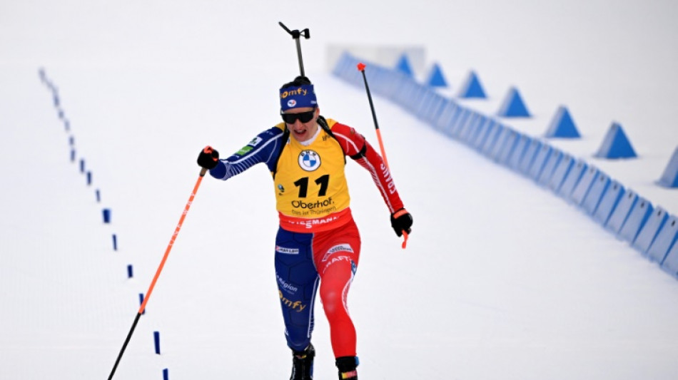 Mondiaux de biathlon: Simon "rattrapée par ses émotions", Herrmann-Wick sacrée en sprint