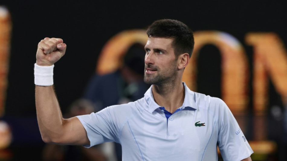 Open d'Australie: Mannarino surclassé par Djokovic en huitièmes de finale