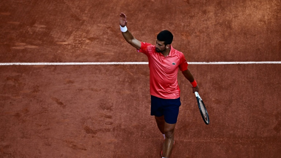 Roland-Garros: Djokovic en trois sets mais plus de 3h30 min au 3e tour