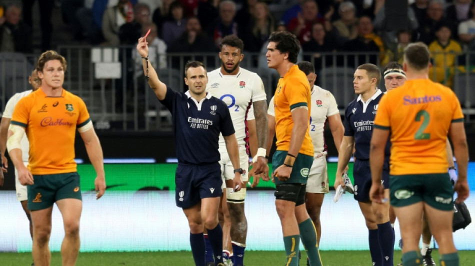 Wallaby Swain banned from last two England Tests after red card