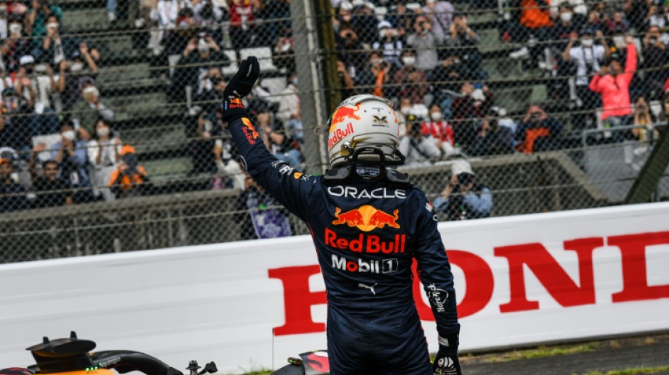 F1: Verstappen en pole au Japon et en route pour le titre  