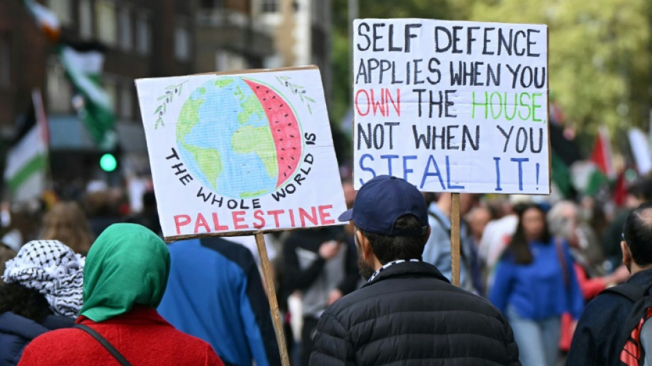 A Londres, Caracas ou au Cap, des manifestations en soutien à Gaza un an après le 7-Octobre