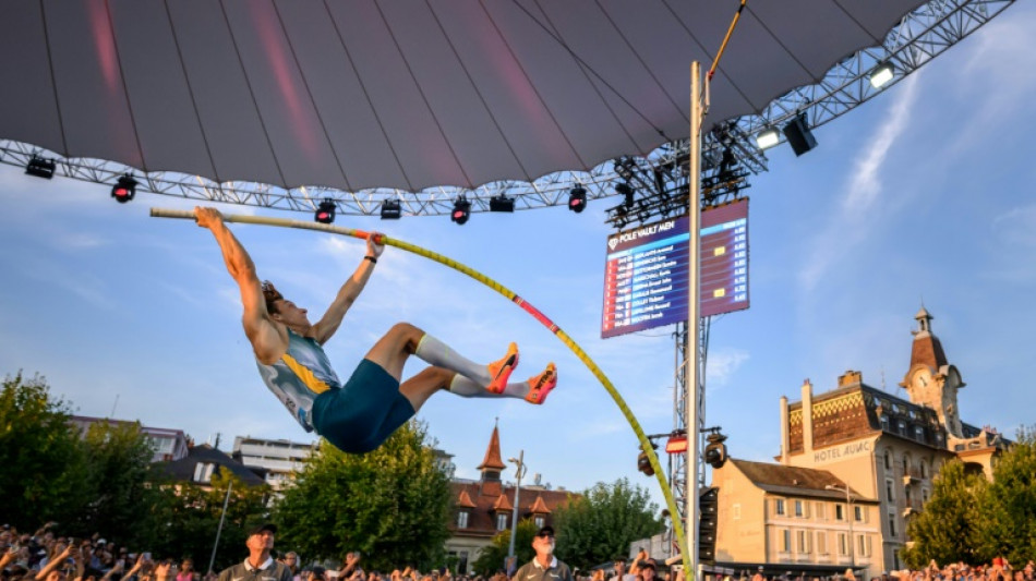 Athlétisme: après les JO, Duplantis victorieux avec 6,15 m au bord du lac Léman