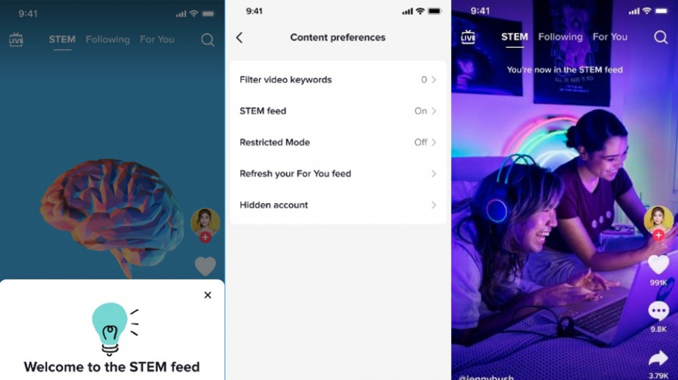 TikTok, in Italia debutta la sezione 'Stem' con video didattici