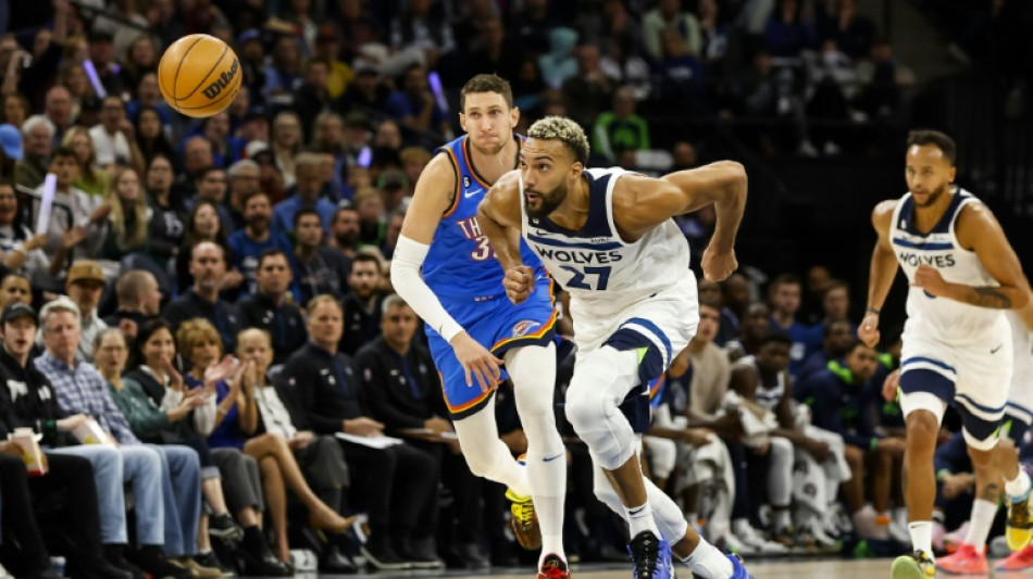 NBA: Gobert guide Minnesota vers la victoire face à Oklahoma